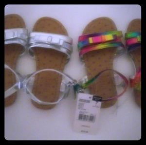 Piper brand Toddler girl sandals (2 pair)